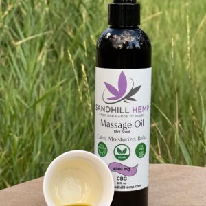 4,000mg CBG/CBGA Massage Oil | Full Spectrum | 8 oz