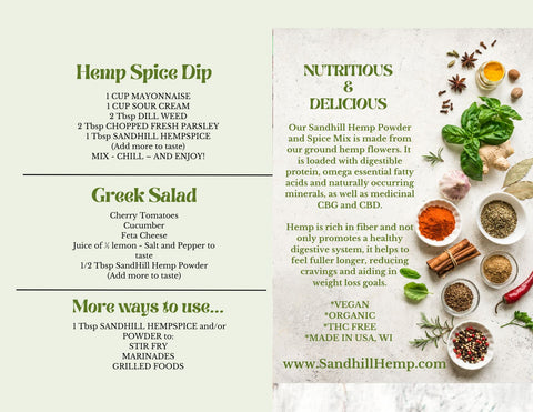 Free Hemp recipes